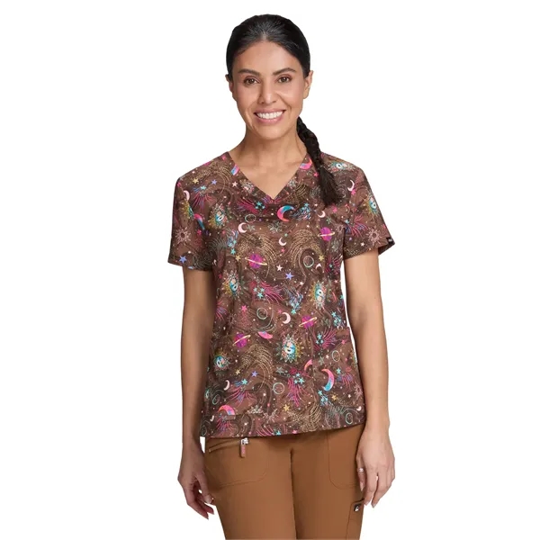 Artist Series - Women's Two-Pocket Print Top... from ASI 86018 Scrub Authority
