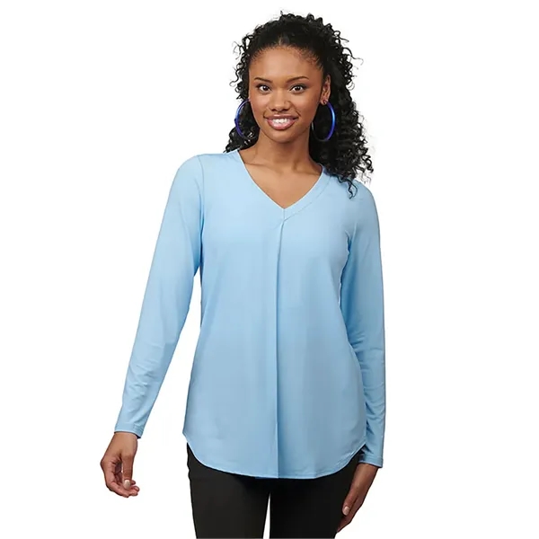 Edwards Garment - Women's Pocketless Soft Pleated Blouse... from ASI 86018 Scrub Authority / Uniform Stores