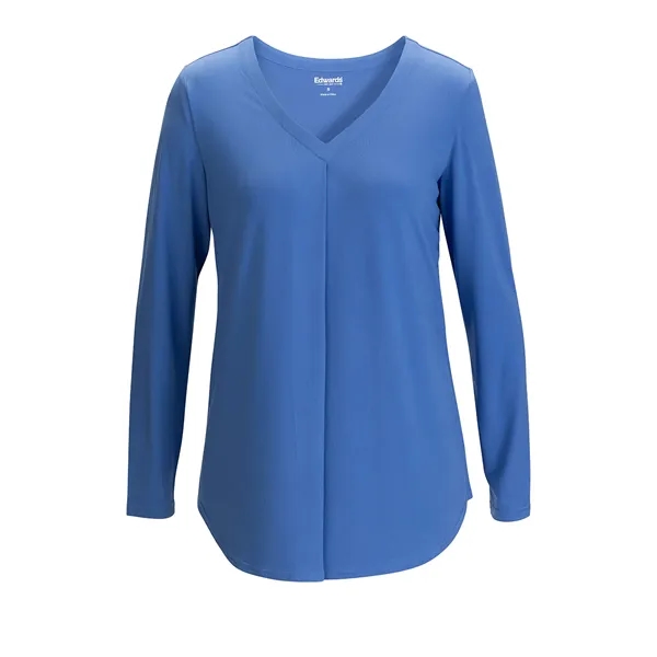 Edwards Garment - Women's Pocketless Soft Pleated Blouse... from ASI 86018 Scrub Authority / Uniform Stores