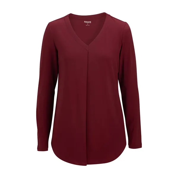 Edwards Garment - Women's Pocketless Soft Pleated Blouse... from ASI 86018 Scrub Authority / Uniform Stores