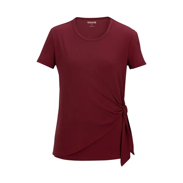 Edwards Garment - Women's Pocketless Soft Wrap Blouse... from ASI 86018 Scrub Authority / Uniform Stores