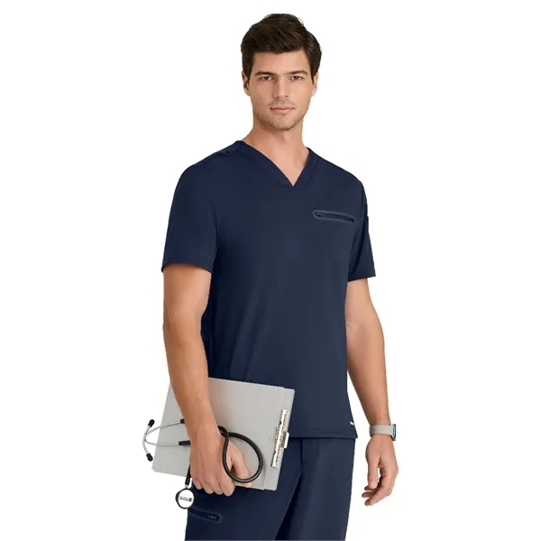 Barco - Grey's Anatomy Knit Stretch - Men's Two Pocket Cl...... from ASI 86018 Scrub Authority