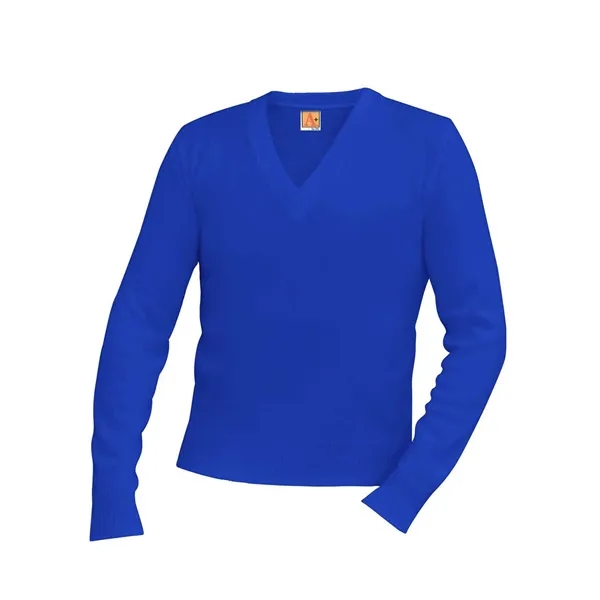 A+ Uniforms - Sweaters - Unisex Jersey V-Neck Long-Sleeve...... from ASI 86018 Scrub Authority