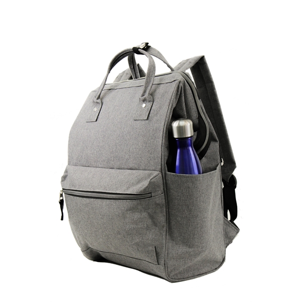 11" x 16" x 7" polyester laptop backpack with zippered closure,... from ASI 37980 Bagworld