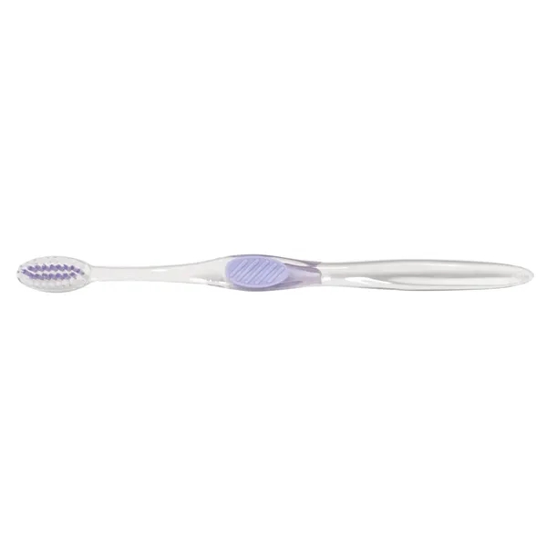 Clear Accent Toothbrush... from ASI 56100 Gemini Ind Inc / Geminiline Arch Promo Group LLC