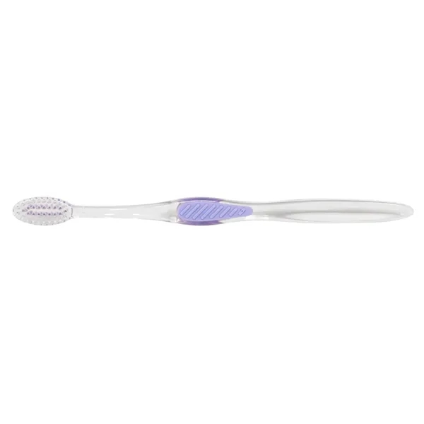 Clear Accent Toothbrush... from ASI 56100 Gemini Ind Inc / Geminiline Arch Promo Group LLC