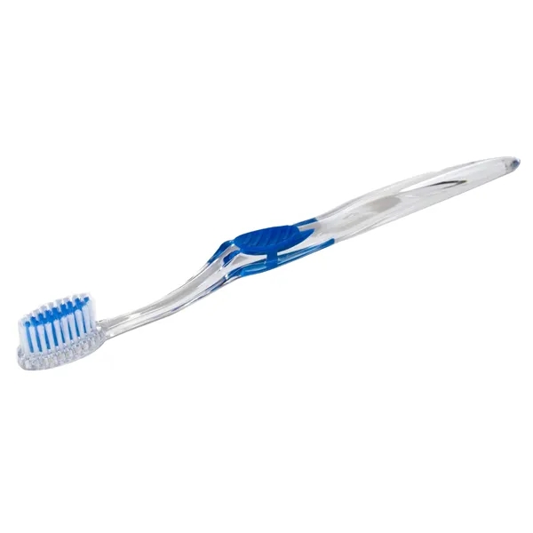 Clear Accent Toothbrush... from ASI 56100 Gemini Ind Inc / Geminiline Arch Promo Group LLC