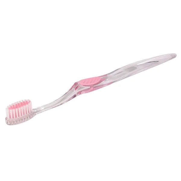 Clear Accent Toothbrush... from ASI 56100 Gemini Ind Inc / Geminiline Arch Promo Group LLC