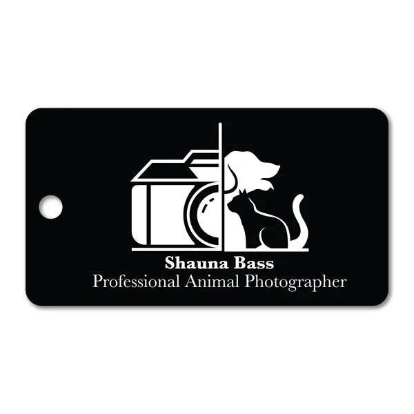 2.75" x 1.5"x .020" Small Rectangle Label Tag available in 1... from ASI 53430 Executive Line / Executive Line® Addyline®