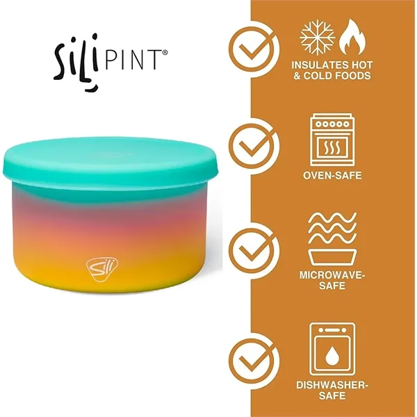 20 oz silicone lidded bowl, durable and eco-friendly, perfect for custom... from ASI 72657 Active Life Promo / Apres Ski Active Life