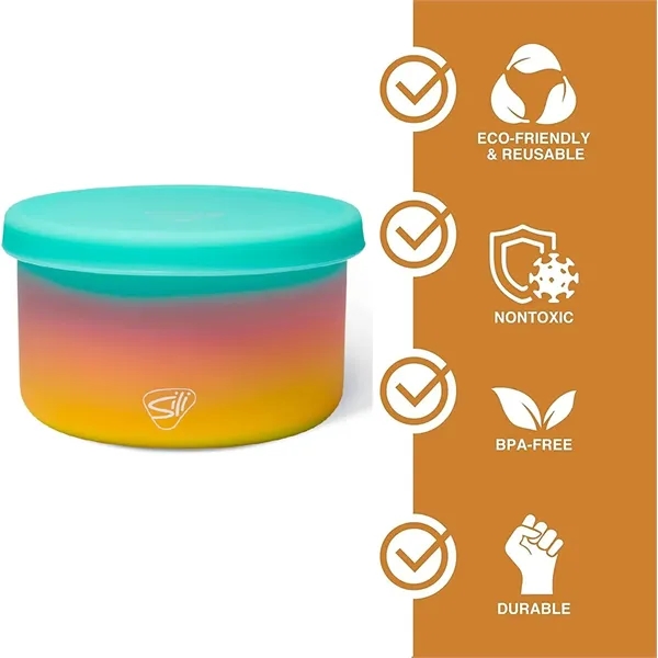 20 oz silicone lidded bowl, durable and eco-friendly, perfect for custom... from ASI 72657 Active Life Promo / Apres Ski Active Life