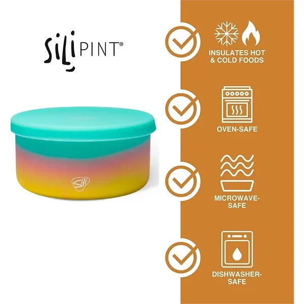 30 oz silicone lidded bowl, durable and eco-friendly, ideal for custom... from ASI 72657 Active Life Promo / Apres Ski Active Life