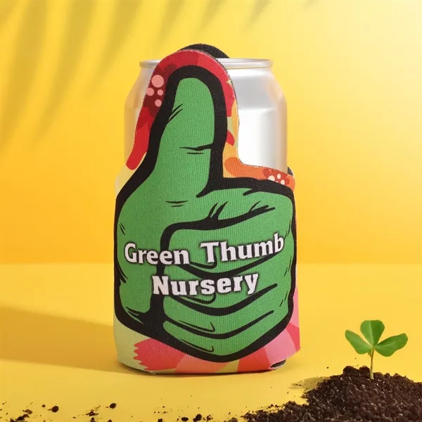 A can cooler shaped like a thumbs up, great for fun... from ASI 61966 HPG / Best Promotions USA