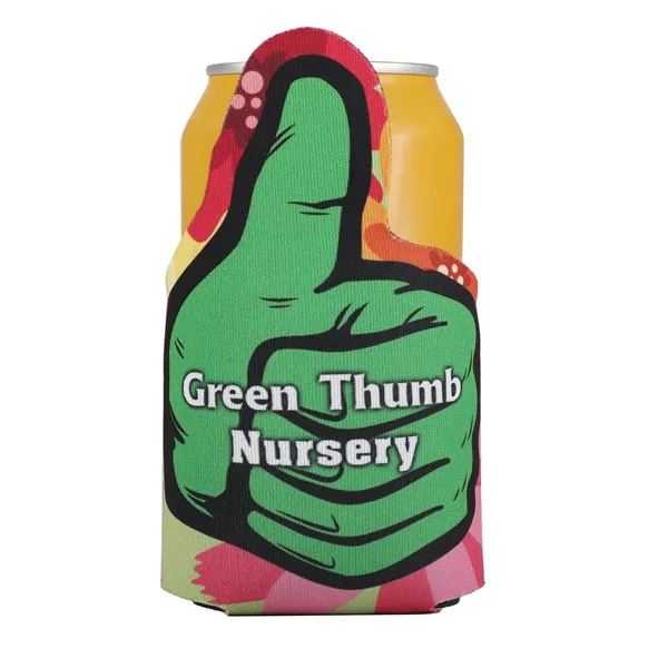 A can cooler shaped like a thumbs up, great for fun... from ASI 61966 HPG / Best Promotions USA