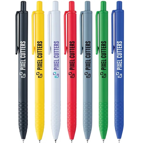 Gel pen made from recycled ABS plastic with a comfy bubble... from ASI 61966 HPG / Hub Pen