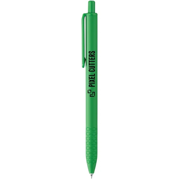Gel pen made from recycled ABS plastic with a comfy bubble... from ASI 61966 HPG / Hub Pen