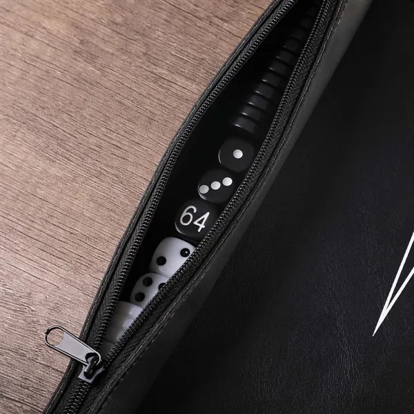 Premium roll-up travel game set with chess, checkers and backgammon in... from ASI 61966 HPG / OrigAudio HPG Gold