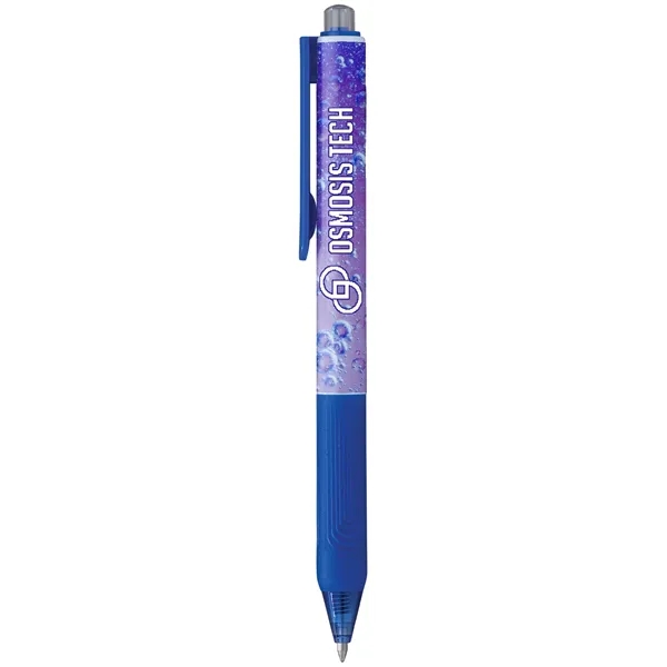 Full-color 360 imprint pen with a textured grip and smooth, quick-dry... from ASI 61966 HPG / Hub Pen