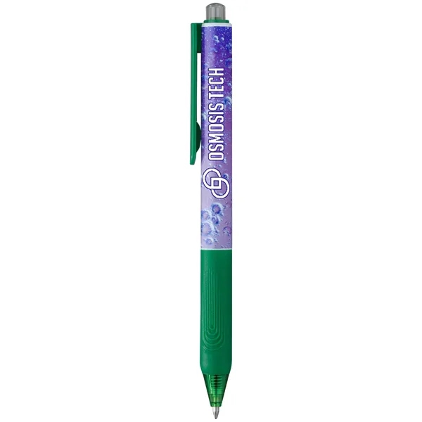 Full-color 360 imprint pen with a textured grip and smooth, quick-dry... from ASI 61966 HPG / Hub Pen