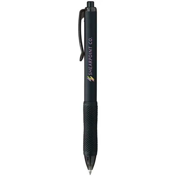 A soft-touch gel pen in matte colors with a sculpted grip... from ASI 61966 HPG / Hub Pen