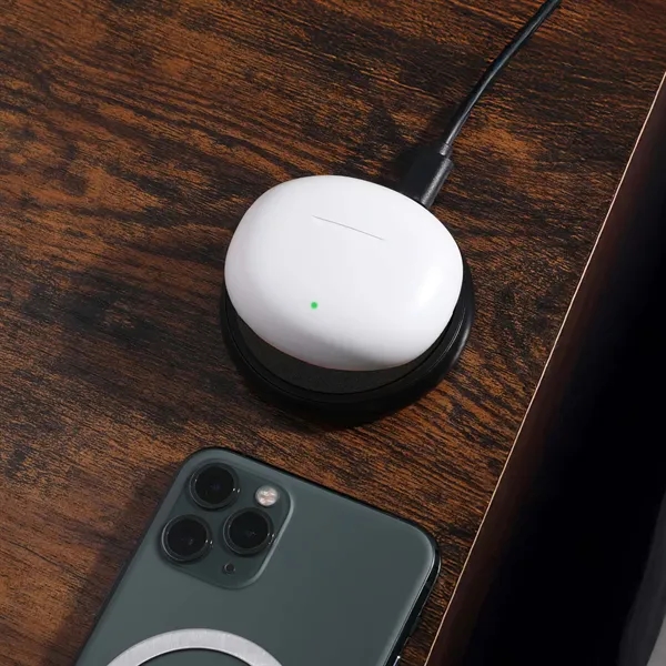 Wireless charger with ambient glow lighting. Fast charging and decorative illumination... from ASI 61966 HPG / OrigAudio