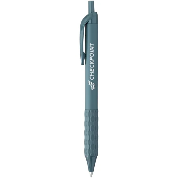 A gel pen with a honeycomb grip, soft-touch finish, and smooth... from ASI 61966 HPG / Hub Pen