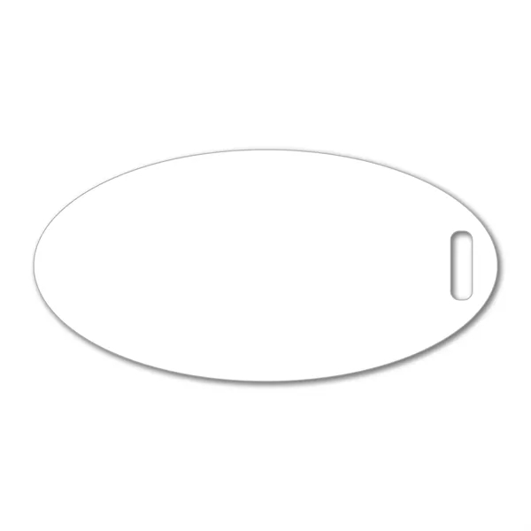 3.5" x 1.75"x .020" Oval Label Tag available in 1 Color... from ASI 53430 Executive Line / Executive Line® Addyline®
