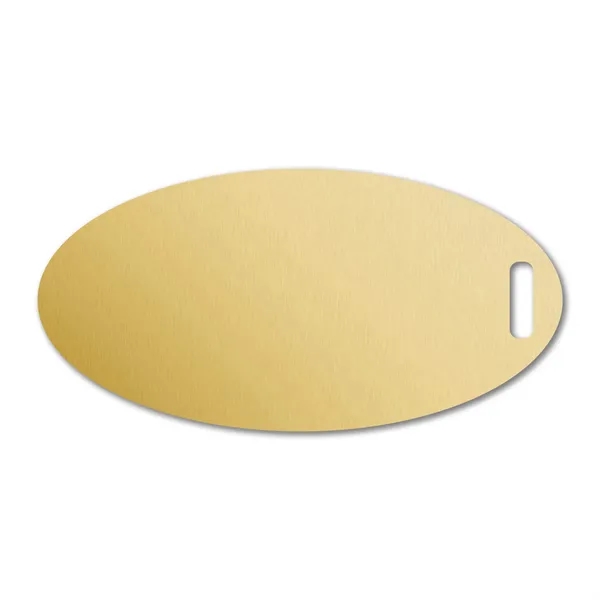 3.5" x 1.75"x .020" Oval Label Tag available in 1 Color... from ASI 53430 Executive Line / Executive Line® Addyline®