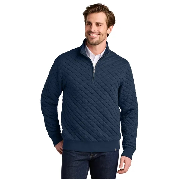 Brooks Brothers Diamond Quilt 1/4-Zip... from ASI 84863 SanMar