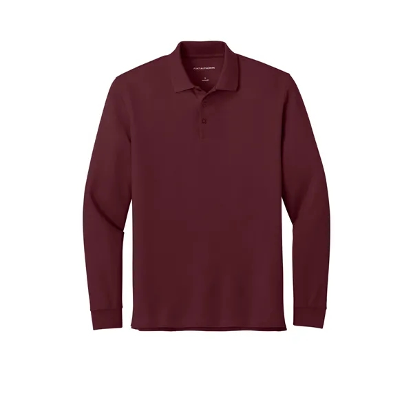 Port Authority Wearever Signature Pique Long Sleeve Polo... from ASI 84863 SanMar
