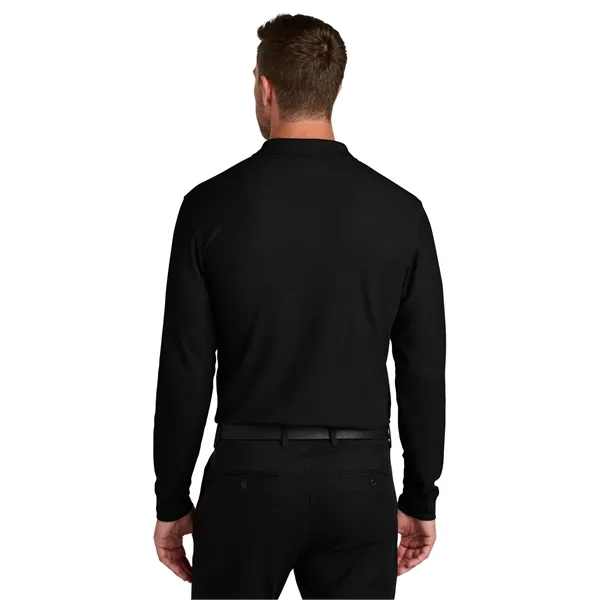Port Authority Wearever Signature Pique Long Sleeve Polo... from ASI 84863 SanMar