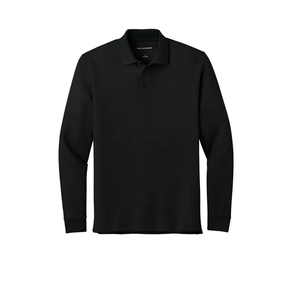 Port Authority Wearever Signature Pique Long Sleeve Polo... from ASI 84863 SanMar