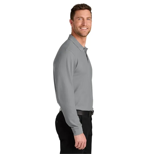 Port Authority Wearever Signature Pique Long Sleeve Polo... from ASI 84863 SanMar