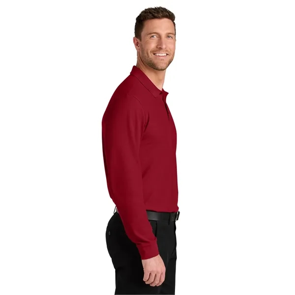 Port Authority Wearever Signature Pique Long Sleeve Polo... from ASI 84863 SanMar