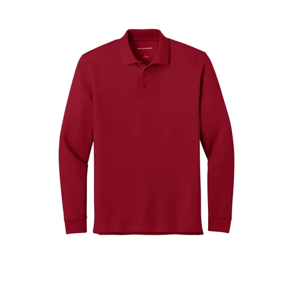 Port Authority Wearever Signature Pique Long Sleeve Polo... from ASI 84863 SanMar