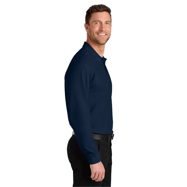 Port Authority Wearever Signature Pique Long Sleeve Polo... from ASI 84863 SanMar