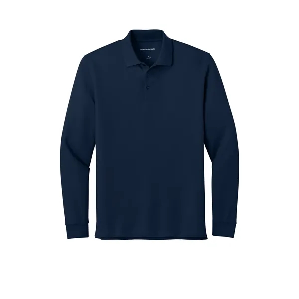 Port Authority Wearever Signature Pique Long Sleeve Polo... from ASI 84863 SanMar