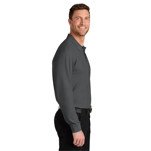 Port Authority Wearever Signature Pique Long Sleeve Polo... from ASI 84863 SanMar
