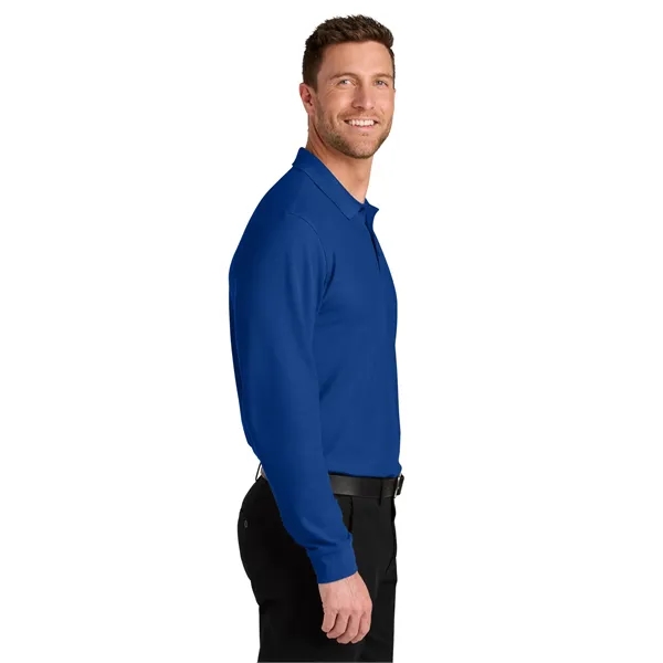 Port Authority Wearever Signature Pique Long Sleeve Polo... from ASI 84863 SanMar
