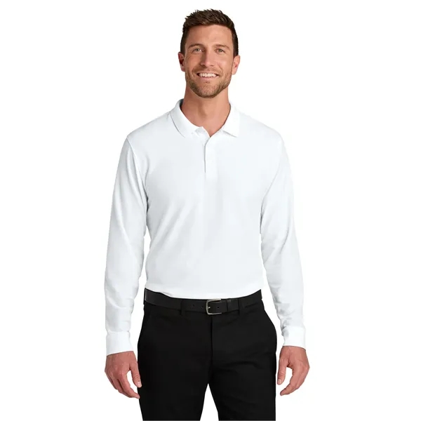 Port Authority Wearever Signature Pique Long Sleeve Polo... from ASI 84863 SanMar