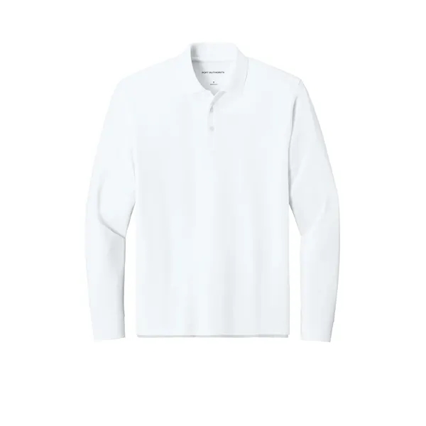 Port Authority Wearever Signature Pique Long Sleeve Polo... from ASI 84863 SanMar