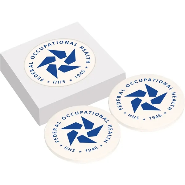 Ceramic, 1 coaster set, bone color, ceramic.... from ASI 54100 Fields Manufacturing Inc