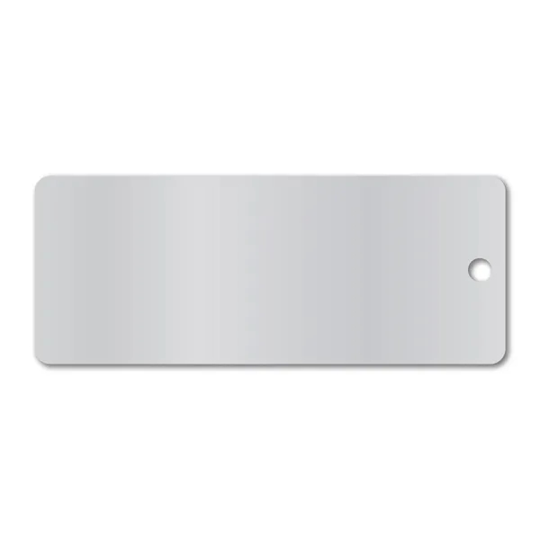 3.75" x 1.5" x .020" Small Rectangle Label Tag available in... from ASI 53430 Executive Line / Executive Line® Addyline®