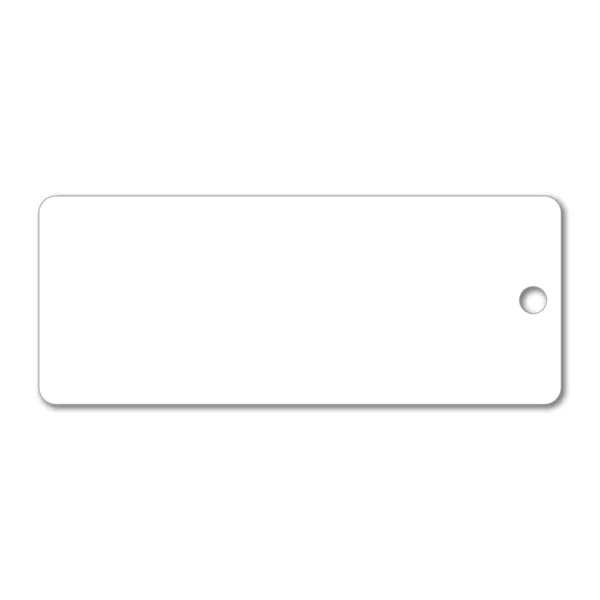 3.75" x 1.5" x .020" Small Rectangle Label Tag available in... from ASI 53430 Executive Line / Executive Line® Addyline®