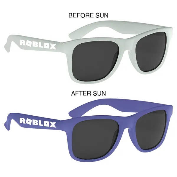 Once exposed to light, these color changing sunglasses start off as... from ASI 52710 Lincoln Line