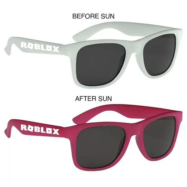 Once exposed to light, these color changing sunglasses start off as... from ASI 52710 Lincoln Line