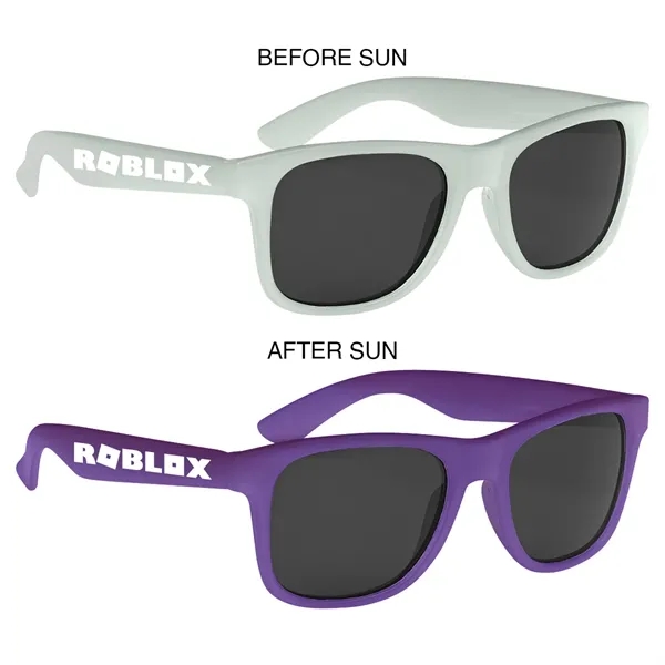 Once exposed to light, these color changing sunglasses start off as... from ASI 52710 Lincoln Line