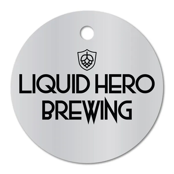 2" Diameter x .020" Circle Label Tag available in 1 Color... from ASI 53430 Executive Line / Executive Line® Addyline®