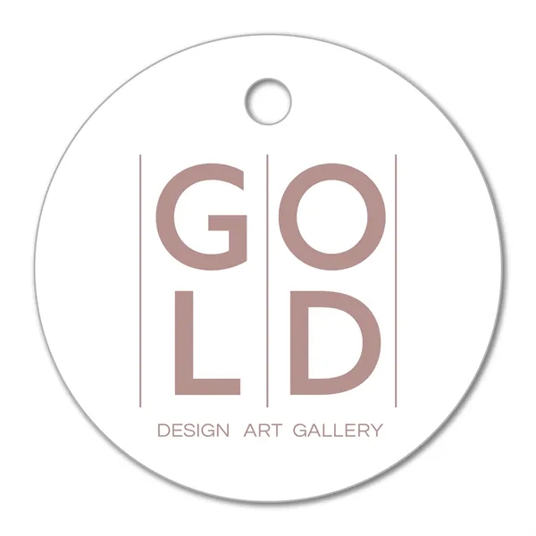 2" Diameter x .020" Circle Label Tag available in 1 Color... from ASI 53430 Executive Line / Executive Line® Addyline®