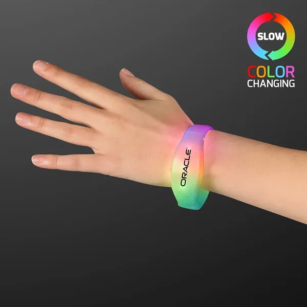 Slow LED Illumination Stretch Bracelet; Blank and Imprinted Pricing... from ASI 34194 ALightPromos
